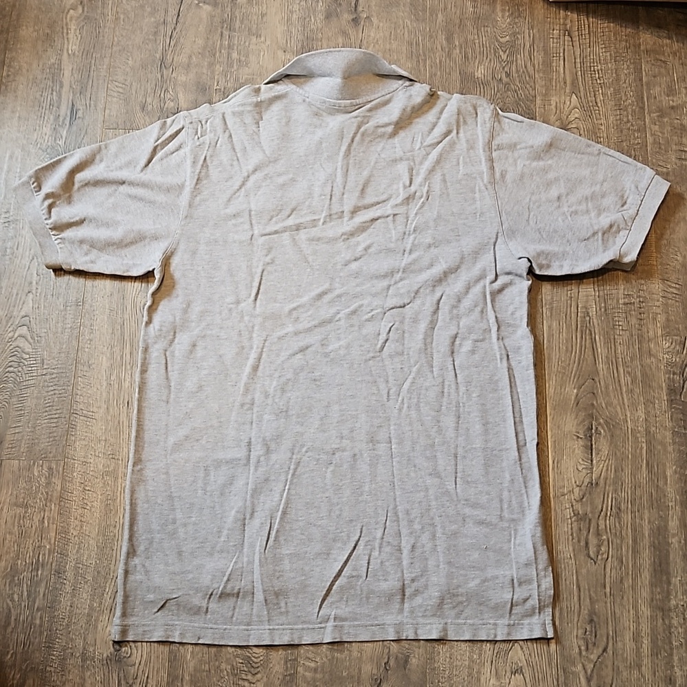 Disney Vintage Mickey Inc Medium Grey Polo 100% Cotton - Picture 4 of 4